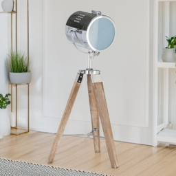 Spotlight Wooden Tripod Table Lamp - thumbnail 2