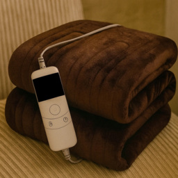 Marco Paul Brown Heated Electric Underblanket 120 x 160cm - thumbnail 2