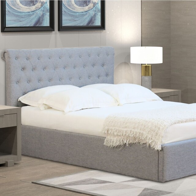 Harper Grey Pine Ottoman Bed - image 1