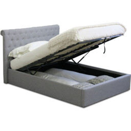 Harper Grey Pine Ottoman Bed - thumbnail 4