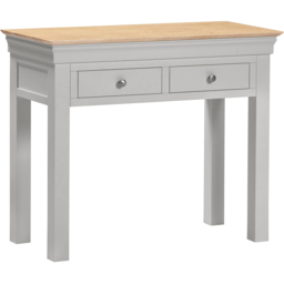 Seconique Bordeaux Pebble Grey and Oak Narrow Console Table - thumbnail 2