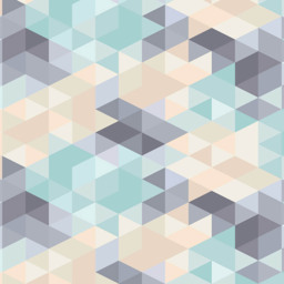 Origin Murals Iso Triangles Blue Wall Mural - thumbnail 2