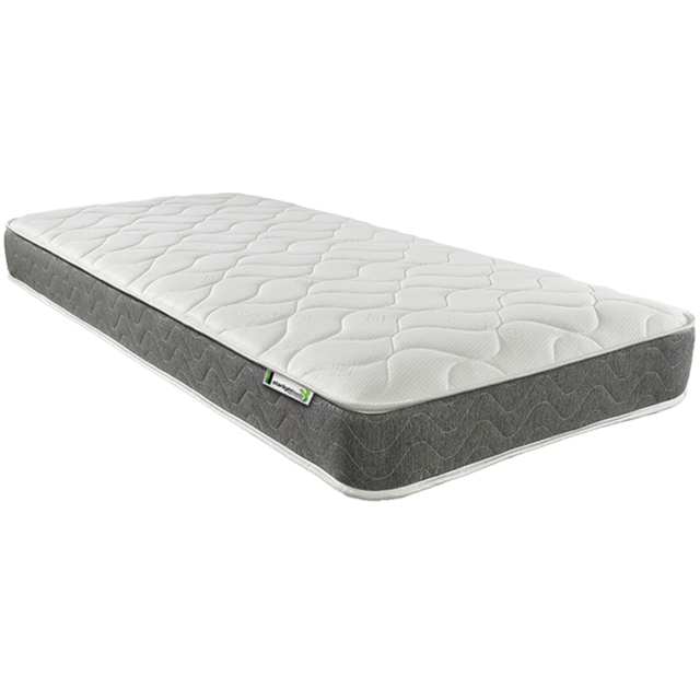 Starlight Beds Small Single Grey Hybrid Memory Foam Spring Mattress - image 1