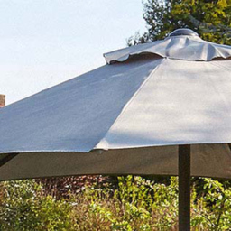Home Source Gozo Grey Garden Parasol 2m - thumbnail 3