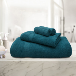 Mayfair Egyptian Cotton Indigo Bath Sheet Set of 2 - thumbnail 2