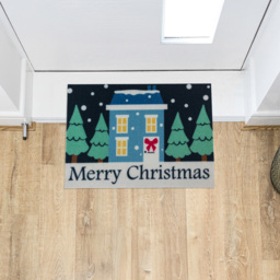 JVL 40 x 57cm Merry Christmas Home Entrance Doormat - thumbnail 2