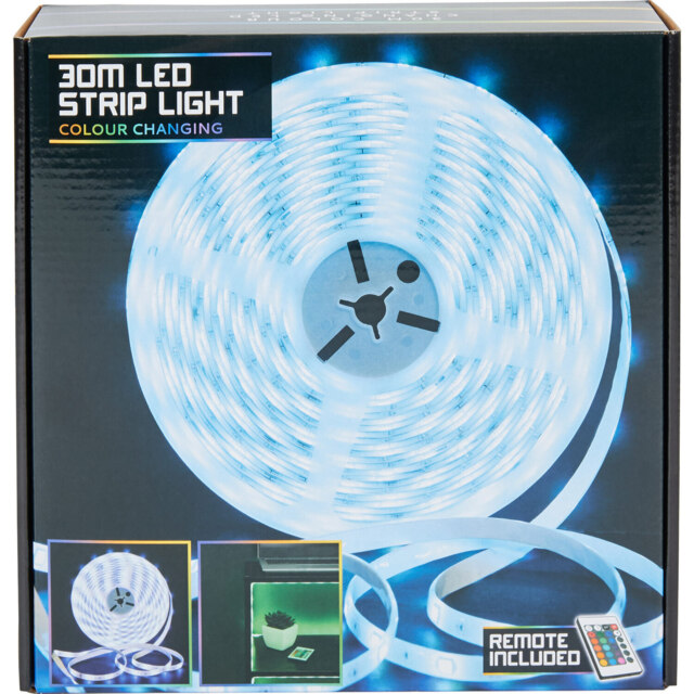 900 Colour Changing LED Strip Light 30m - image 1