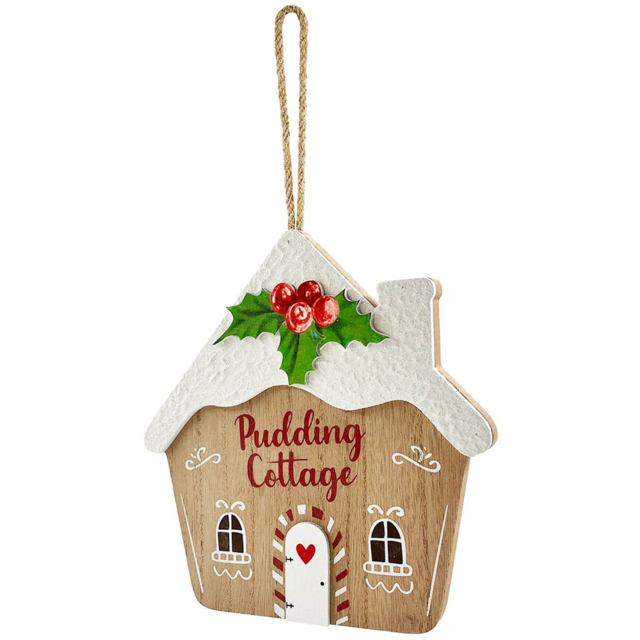 Pudding Cottage Hanger Brown - image 1