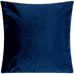 Alan Symonds Plain Velvet Navy Cushion with Polyester Filled Pad 45 x 45cm 4 Pack