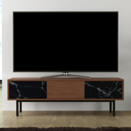AVF Skyline Walnut and Black Marble TV Unit