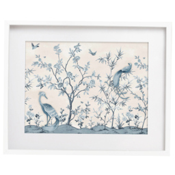 Laura Ashley Tregaron Garden White Frame Wall Art 40 x 50cm - thumbnail 1