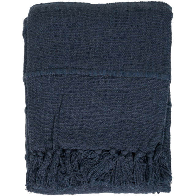 Eboni Tassel Throw Navy - image 1