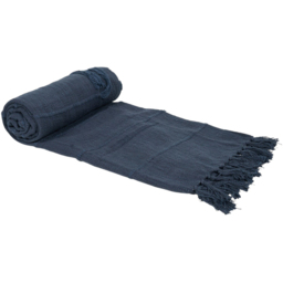 Eboni Tassel Throw Navy - thumbnail 4