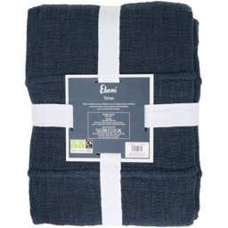 Eboni Tassel Throw Navy - thumbnail 3