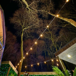 Lighting Legends Super Warm White Plug-in Connectable Festoon Outdoor LED String Light 6.5m