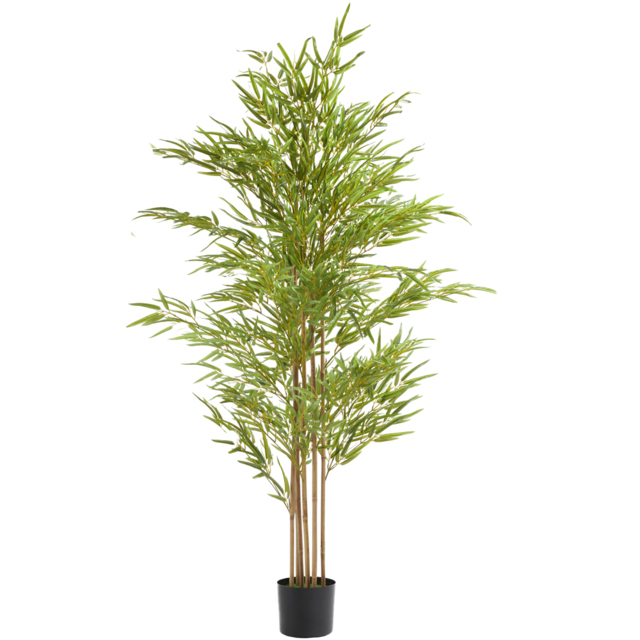 tectake Artificial Bamboo Plant in Pot 180cm - image 1