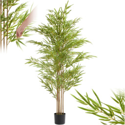tectake Artificial Bamboo Plant in Pot 180cm - thumbnail 2