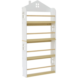 Liberty House Toys 4 Tier Wall Mounted House Bookcase - thumbnail 3