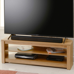 TTAP Memphis 2 Shelf Oak TV Unit