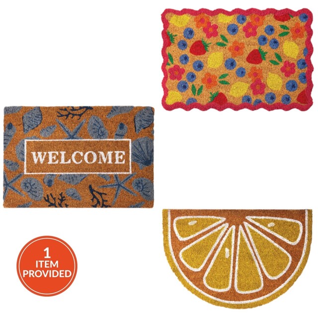 Sunny Printed Coir Mat - image 1