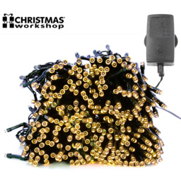 The Christmas Workshop 600 LED String Light Warm White - thumbnail 3