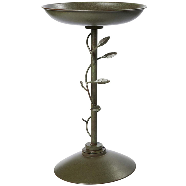 Peckish Secret Garden Metal Wild Bird Bath - image 1