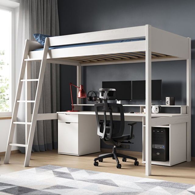 Noomi Tera White Small Double Gaming High Sleeper - image 1