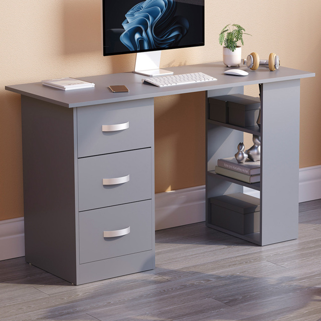 Vida Designs Mason Computer Desk Grey - image 1