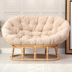 Desser Furniture Papasan Natural Cloud Sofa