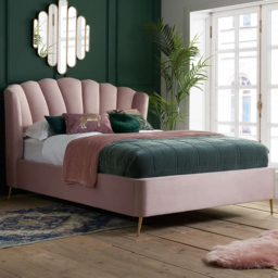 Birlea Lottie Double Pink Ottoman Bed