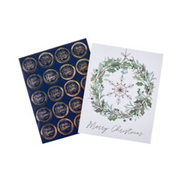 Pack of 15 Traditional Wreath Cards - thumbnail 4