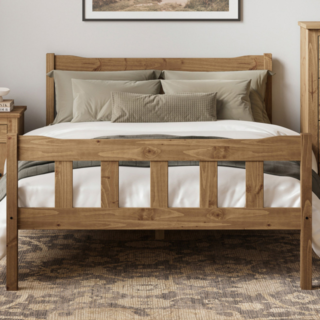 Havana Double Pine Bed Frame - image 1