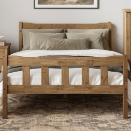 Havana Double Pine Bed Frame - thumbnail 1