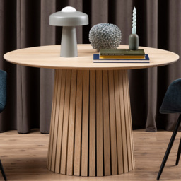 Florence Christo Round 4 Seater Dining Table White Oak