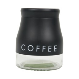 Set of 3 Stainless Steel Canisters Black - thumbnail 3
