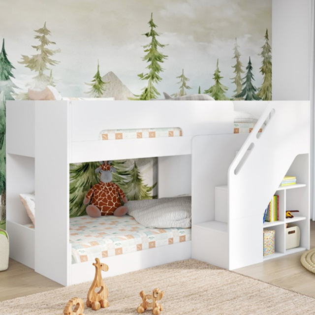 Flair Phobo White Single Low Bunk Bed - image 1