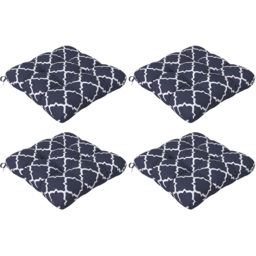 Outsunny Blue Seat Cushion Replacement Set of 4
