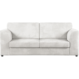 Luxor 5 Seater Silver Jumbo Cord Sofa Set with Full Back - thumbnail 3