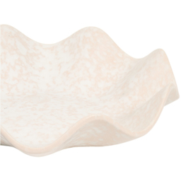 Orla Wavy Cream Ceramic Bowl - thumbnail 3