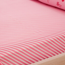 Candy Cane Bows Pink Double Duvet Set - thumbnail 3