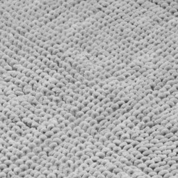 Light Grey Chunky Bobble Polycotton Bath Mat 50 x 80cm - thumbnail 2