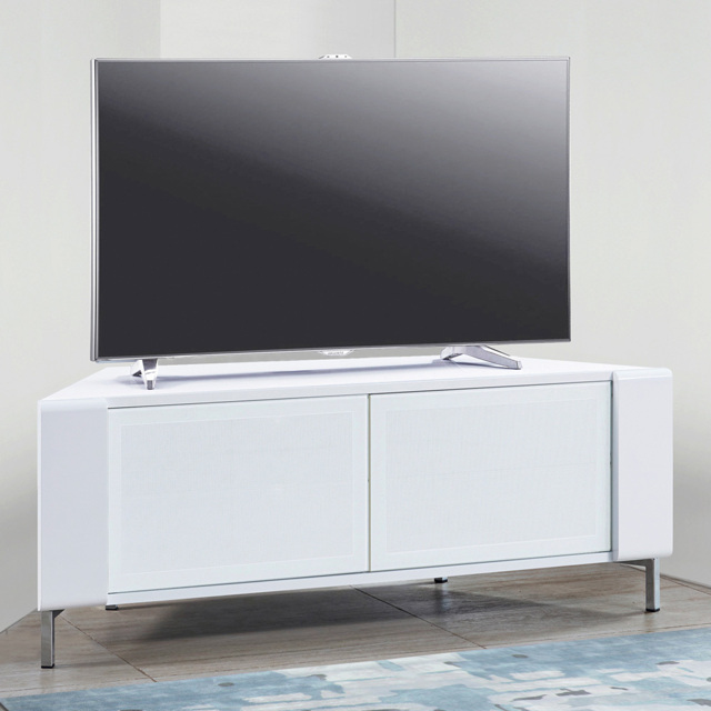 MDA Designs Corvus 2 Door White TV Unit - image 1