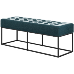 Boden 2 Seater Yale Blue Dining Bench - thumbnail 2