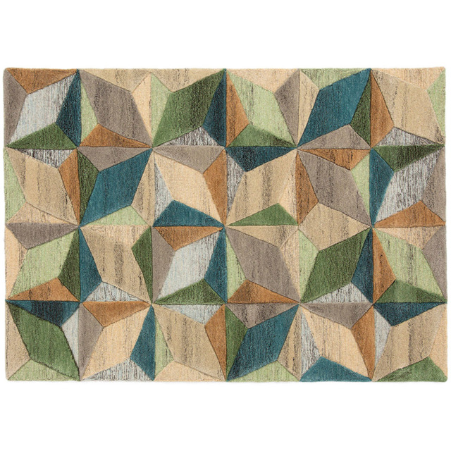 Esselle Home Lilianna Embossed Wool Rug 160 x 230cm - image 1