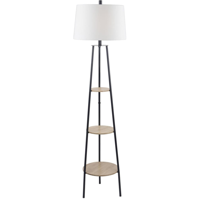Industrial Hendrick Shelf Floor Lamp - image 1