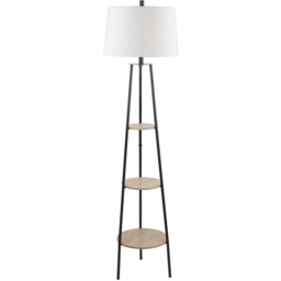 Industrial Hendrick Shelf Floor Lamp - thumbnail 1