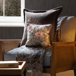 Voyage Maison Garuda Amethyst Printed Feather Filled Cushion 30cm - thumbnail 2