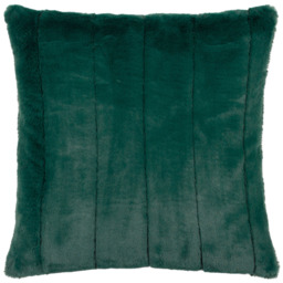 Paoletti Empress Emerald Faux Fur Cushion