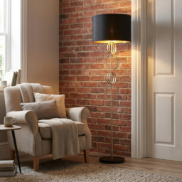 Olympia Black Floor Lamp - thumbnail 3