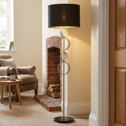 Olympia Black Floor Lamp - thumbnail 4